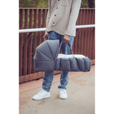 Sebra Blue Olive Hætte Til 3-In-1 Baby Nest