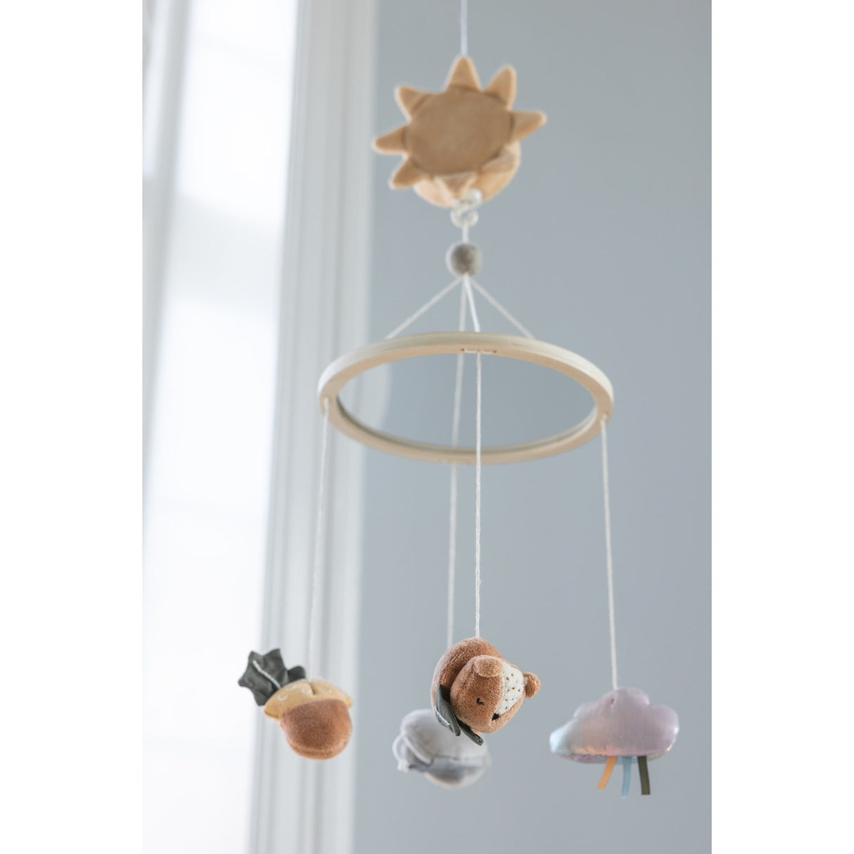 Sebra Woodland Baby Musikuro Med Spejl