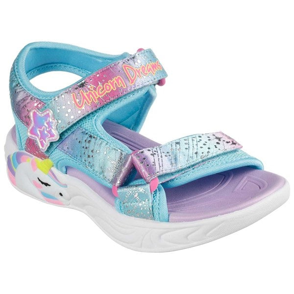 Skechers S-Lights Unicorn Dreams Sandal Purple/Multi