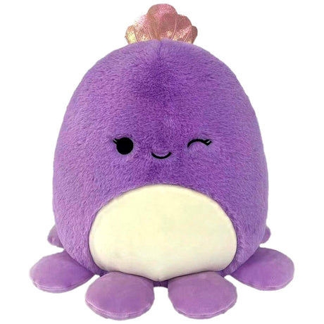 Squishmallows  30 cm P20 Fuzz A Mallows Violet Blæksprutte