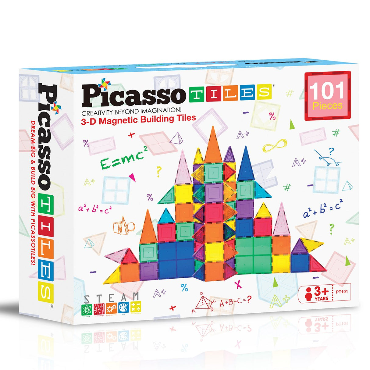 Picasso Tiles Magnetic Tiles set 101pcs