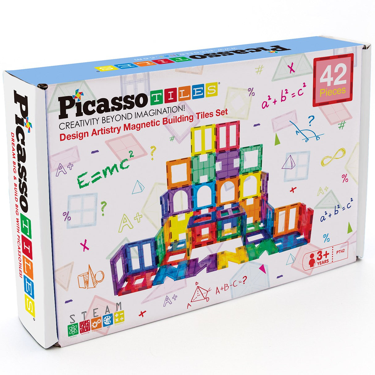 Picasso Tiles Artistry Magnetic Tiles set 42pcs