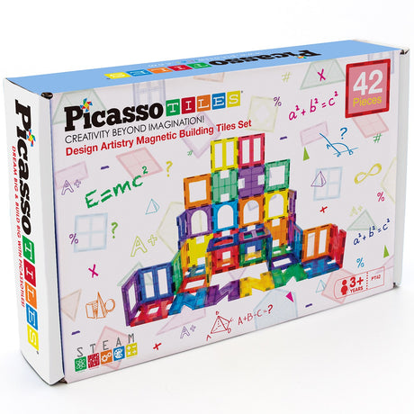 Picasso Tiles  Artistry Magnetic Tiles set 42pcs