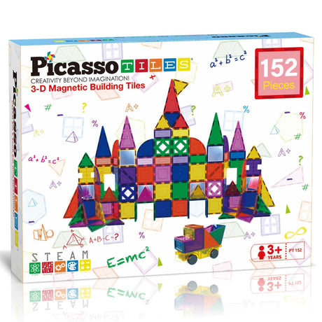 Picasso Tiles 152pc Magnetic Tiles set