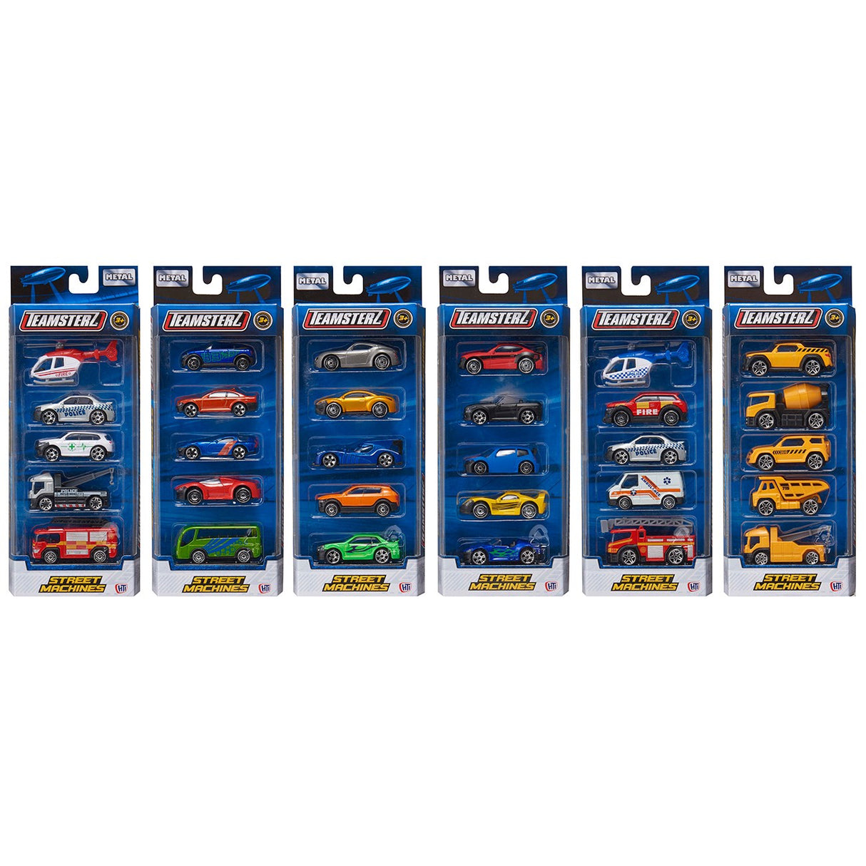 Teamsterz Street Machines die-cast 5-pak