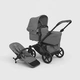 Bugaboo Donkey 6 Søskendevogn Moon Grey Bundle