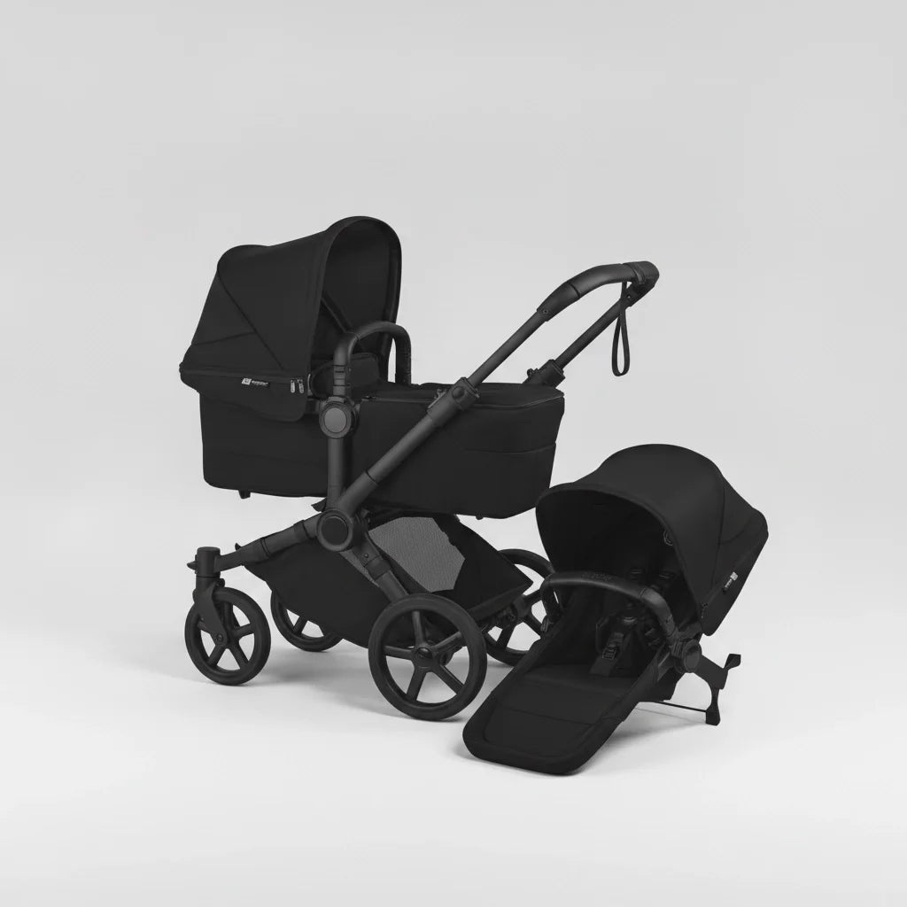 Bugaboo Donkey 6 Søskendevogn Heritage Black Bundle