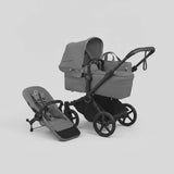 Bugaboo Donkey 6 Søskendevogn Moon Grey Bundle