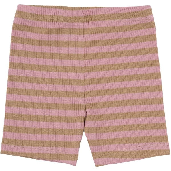 THE NEW Siblings Pink Nectar Fro Uni Tight Rib Shorts 2