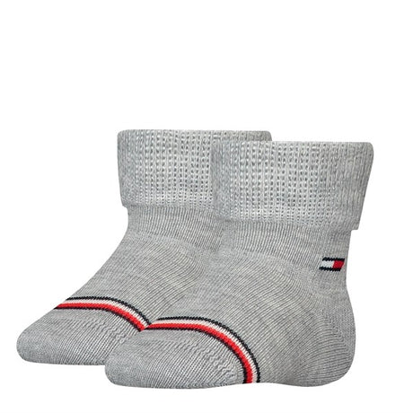 Tommy Hilfiger Baby 2-Pak Strømper Light Grey Melange