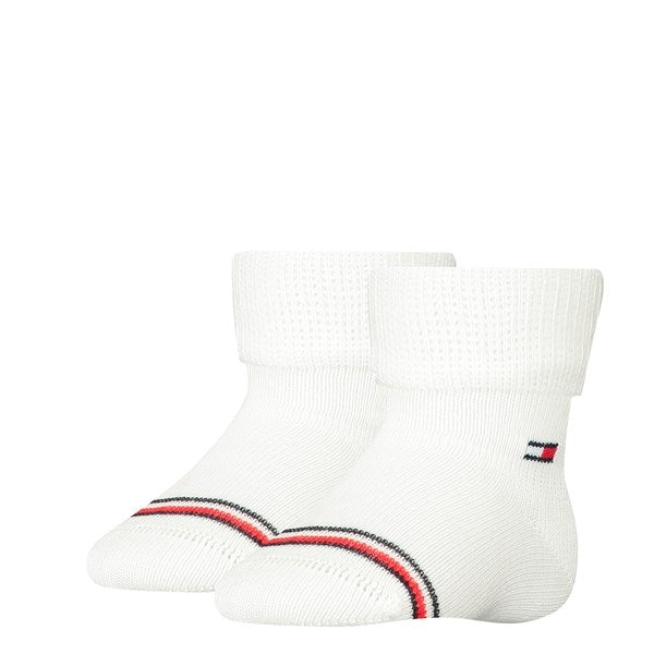 Tommy Hilfiger Baby 2-Pak Strømper White