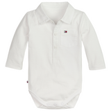 Tommy Hilfiger Baby Boy Poplin Body L/S Bright White