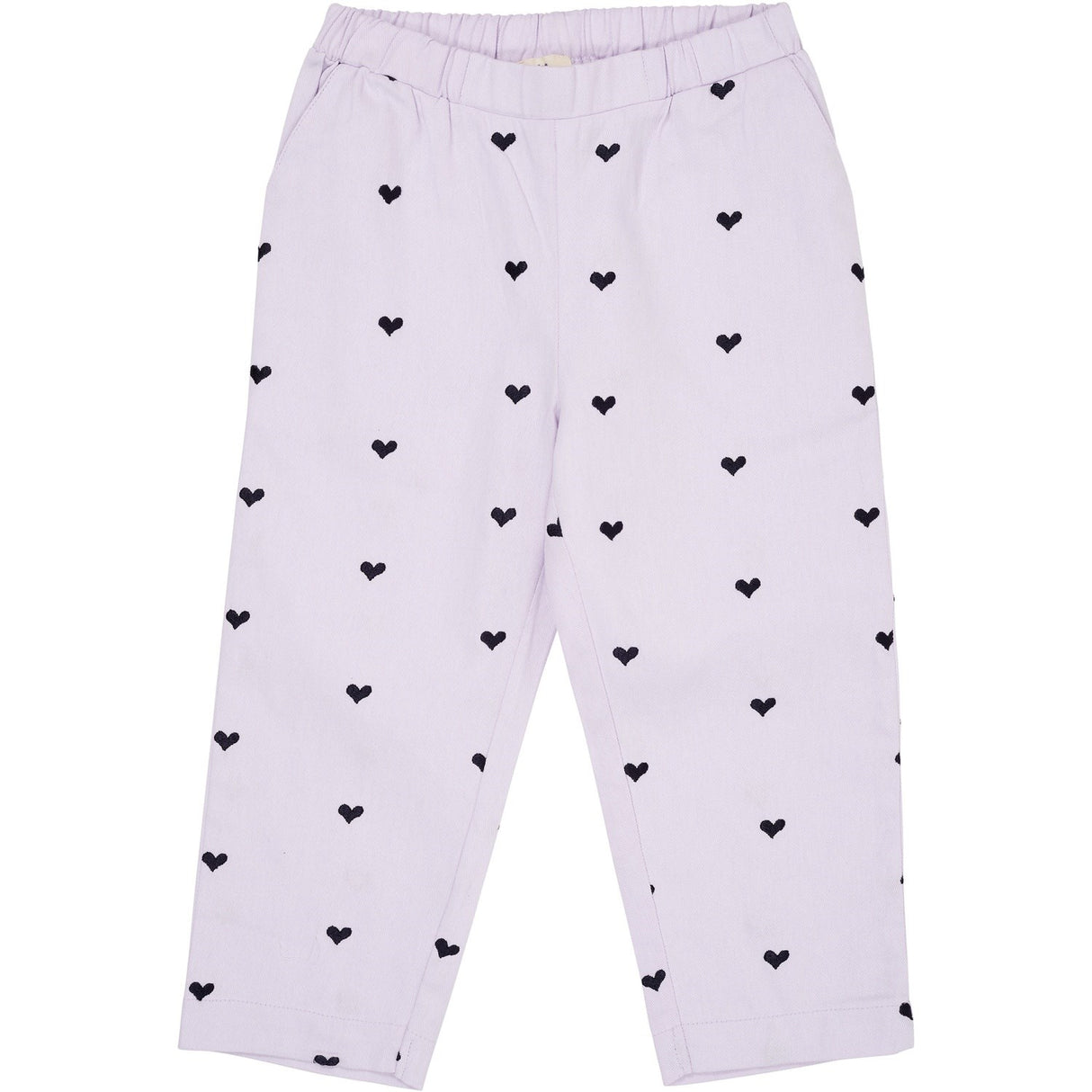 Copenhagen Colors Lavender W. Navy Hearts Twill Heart Bukser