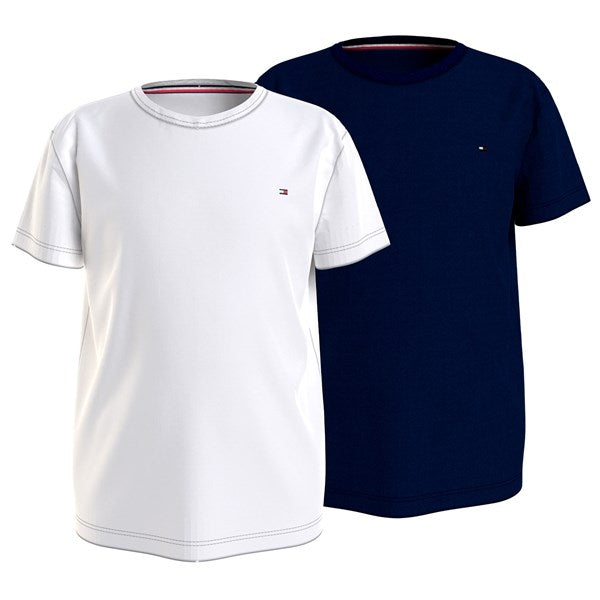 Tommy Hilfiger T-shirts 2-pak Desert Sky/White