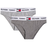 Tommy Hilfiger Bikini 2-pak Medium Grey/Dark Grey