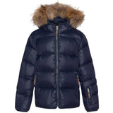 Ver de Terre Featherlight Dunjakke m. Pels Navy