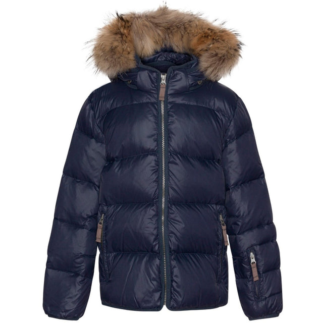 Ver de Terre Featherlight Dunjakke m. Pels Navy