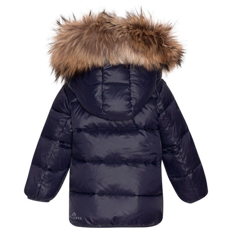 Ver de Terre Featherlight Baby Dunjakke m. Pels Navy