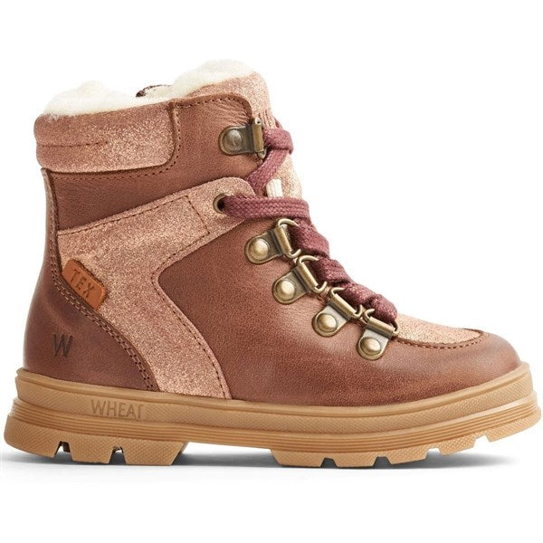 Wheat Vinterstøvler Toni Tex Hiker Glitter Rose 2