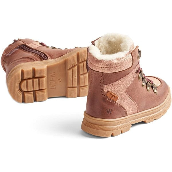 Wheat Vinterstøvler Toni Tex Hiker Glitter Rose 3