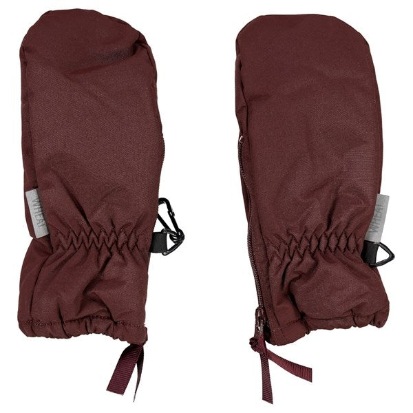 Wheat Luffer Technical Zipper Maroon