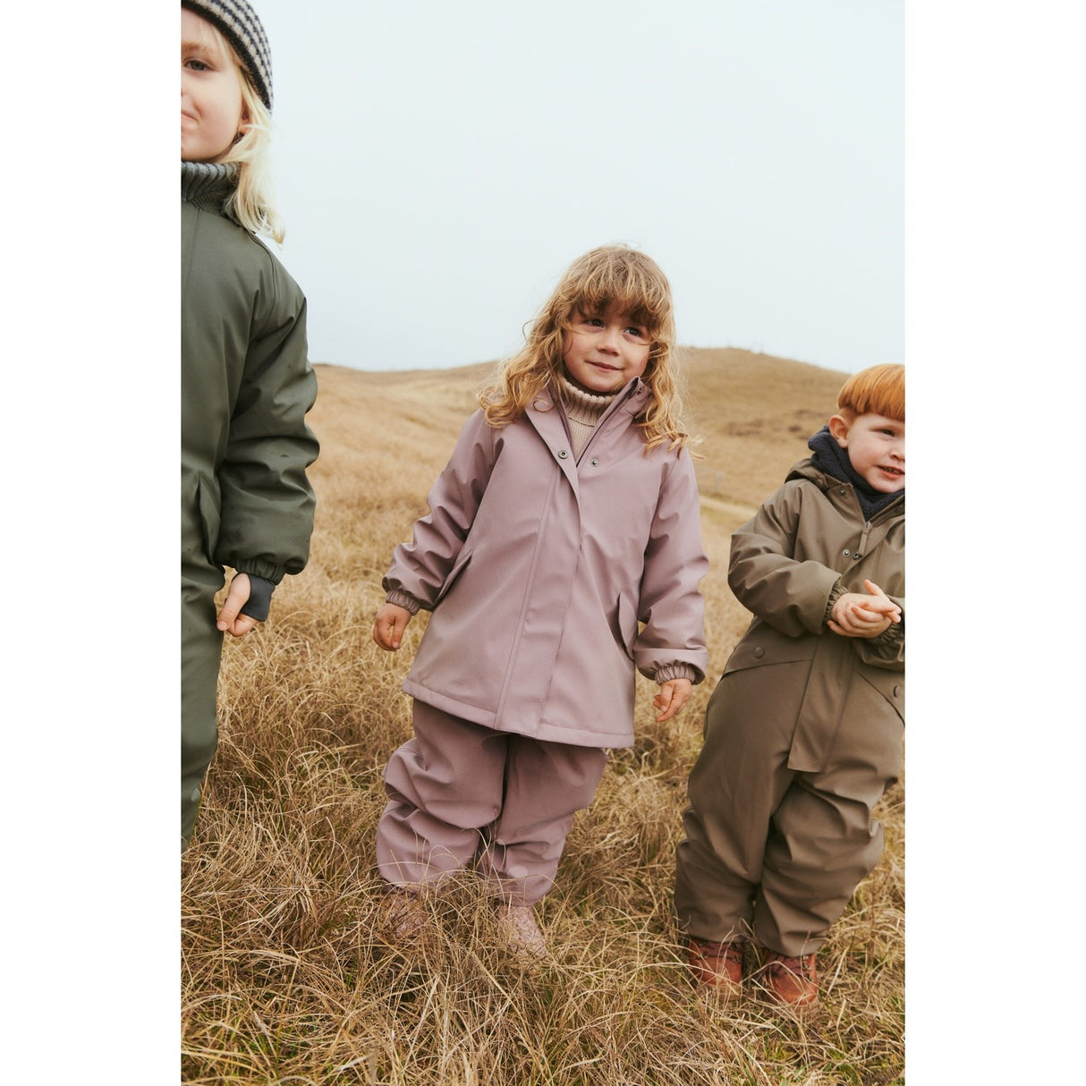 Wheat Dusty Lavender Thermo Rain Jakke Rika