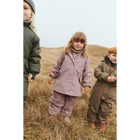 Wheat Dusty Lavender Thermo Rain Jakke Rika