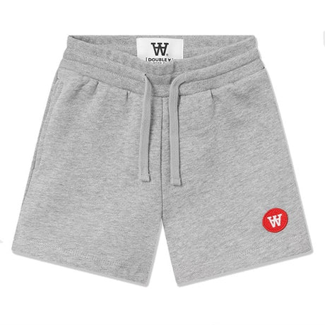 Wood Wood Grey Melange Victor Kids Shorts