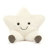 Jellycat Amuseable Stjerne Creme 24 cm