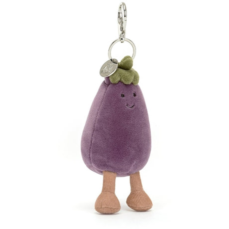 Jellycat Vivacious Grøntsag Aubergine Vedhæng Til Taske 12 cm