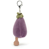 Jellycat Vivacious Grøntsag Aubergine Vedhæng Til Taske 12 cm