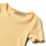 Wheat Pale Apricot Rib T-shirt Katie 3