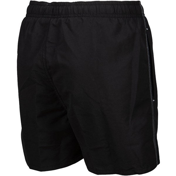 Arena Badeshorts Solid R Black-White 8