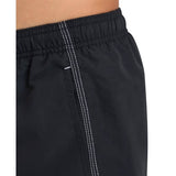 Arena Badeshorts Solid R Black-White 9