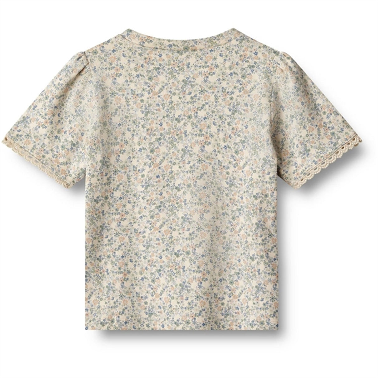 Wheat Sandshell Mini Flowers T-shirt Iris 2