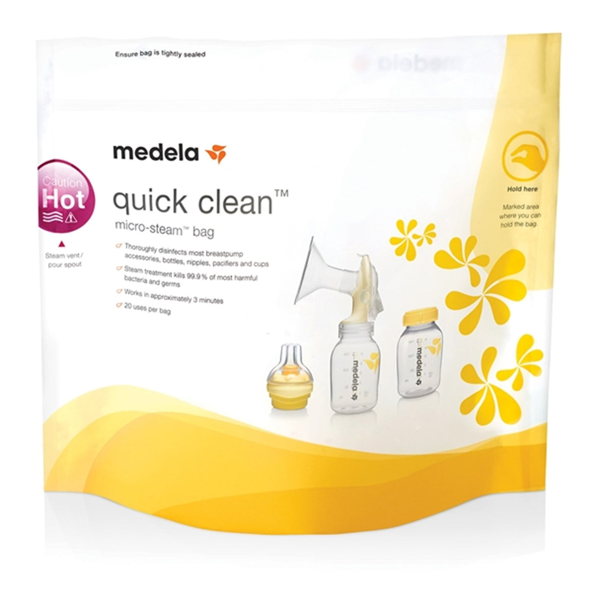 medela Quick Clean Poser til Mikroovn, 5 stk. 4