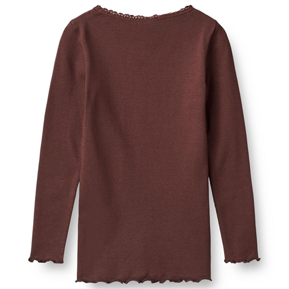 Wheat Aubergine Reese Rib Bluse 3