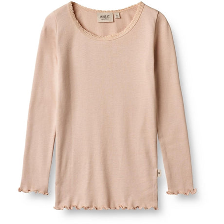 Wheat Rose Dust Rib Bluse Reese