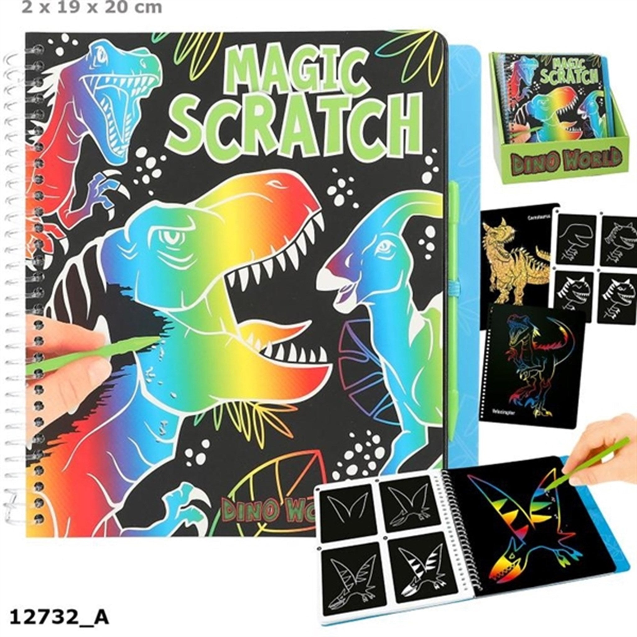 Dino World Magic Scratch Bog