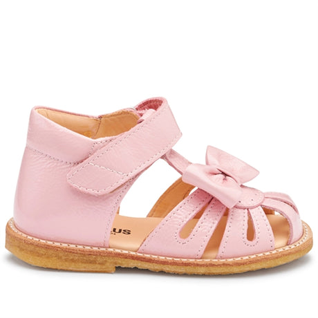 Angulus Begyndersandal M. Sløjfe Og Velcro Rosa 2