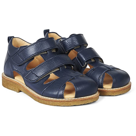 Angulus Sandal M. Velcrolukning Navy