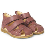 Angulus Begyndersandal m. Velcro Old Rose 0506-101-1411