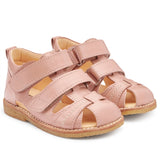 Angulus Begyndersandal M. Velcrolukning Dark Peach