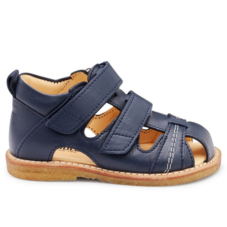 Angulus Begyndersandal M. Velcrolukning Navy