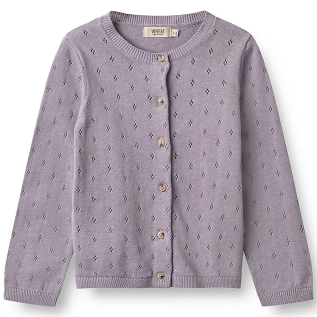 Wheat Lavender Maia Strik Cardigan