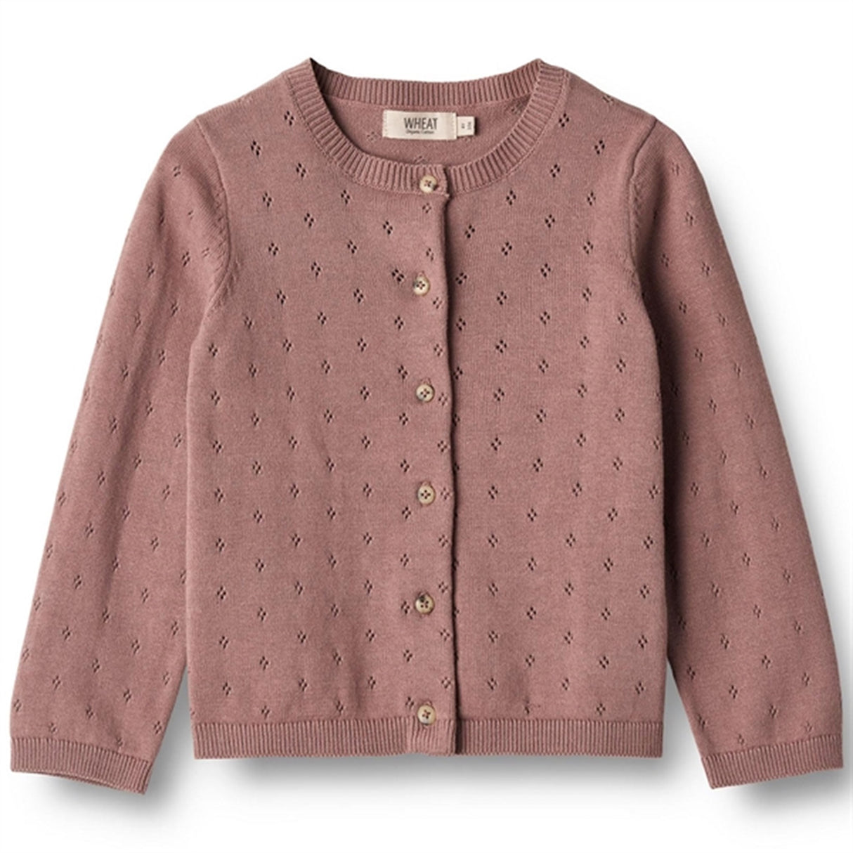 Wheat Lavender Rose Maia Strik Cardigan