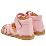 Angulus Begyndersandal M. Velcrolukning Rosa/Rosa Glitter 3