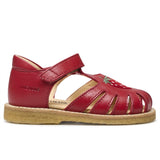 Angulus Sandal m. Jordbær og Velcro Rød 0592-101-1412 3