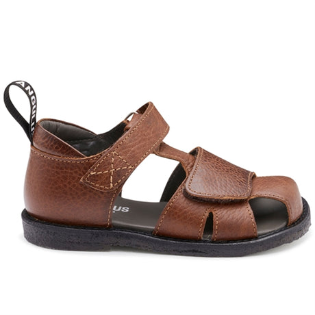 Angulus Sandal M. Velcrolukning Cognac 2