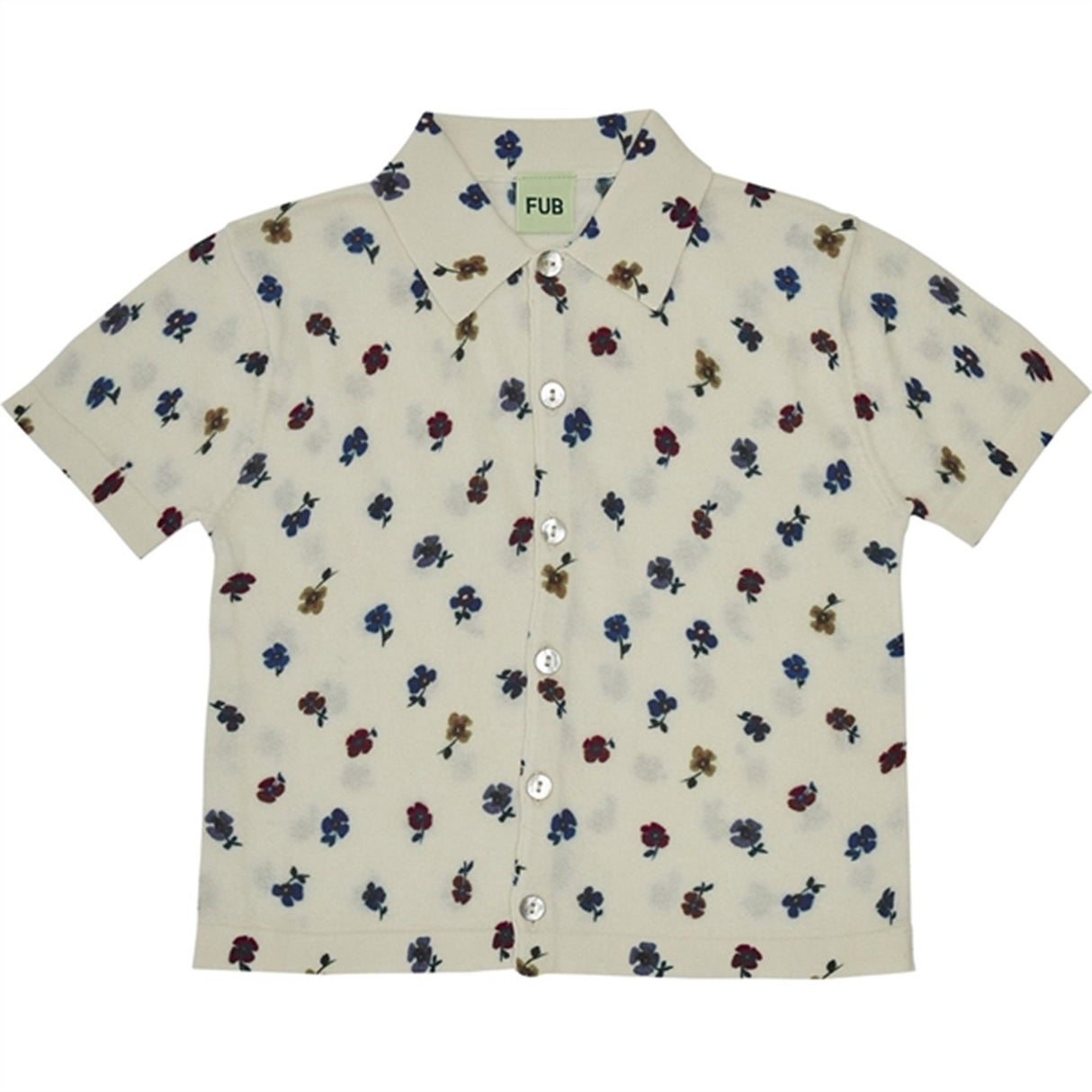 FUB Printed Skjorte Ecru/Flower